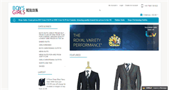 Desktop Screenshot of boyswear.co.uk